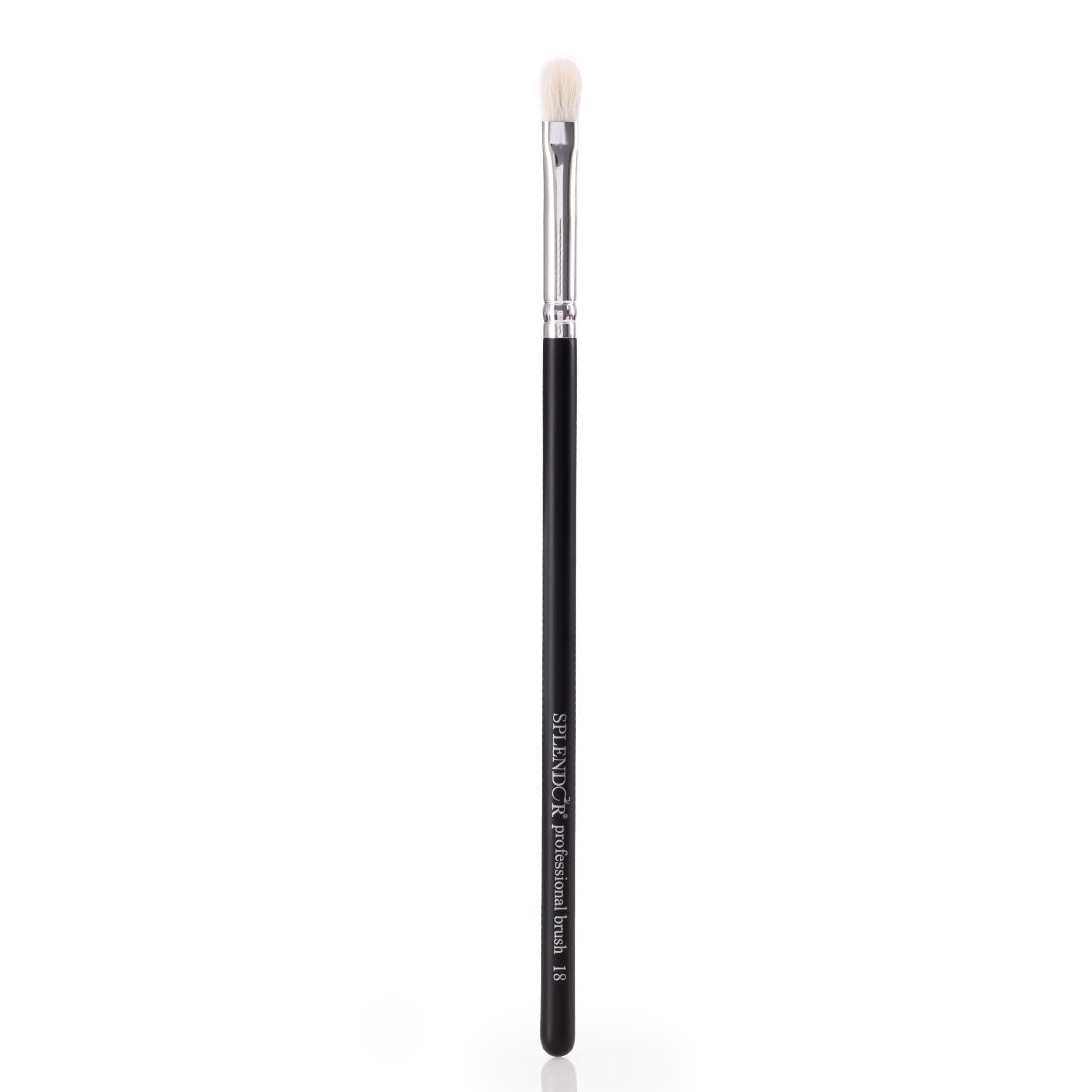 Pensula Profesionala Splendor S18 plata aplicare fard / blending par capra alba