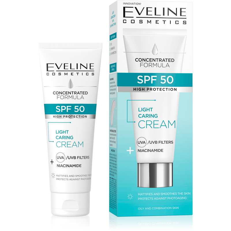Light Caring cream SPF 50