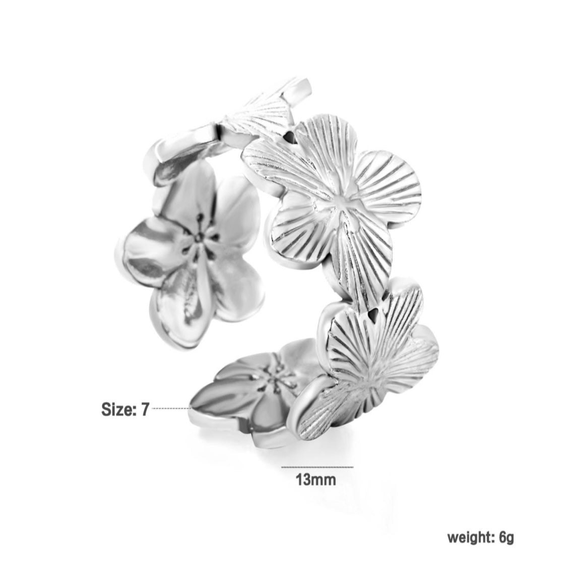 Inel Silver Bloom