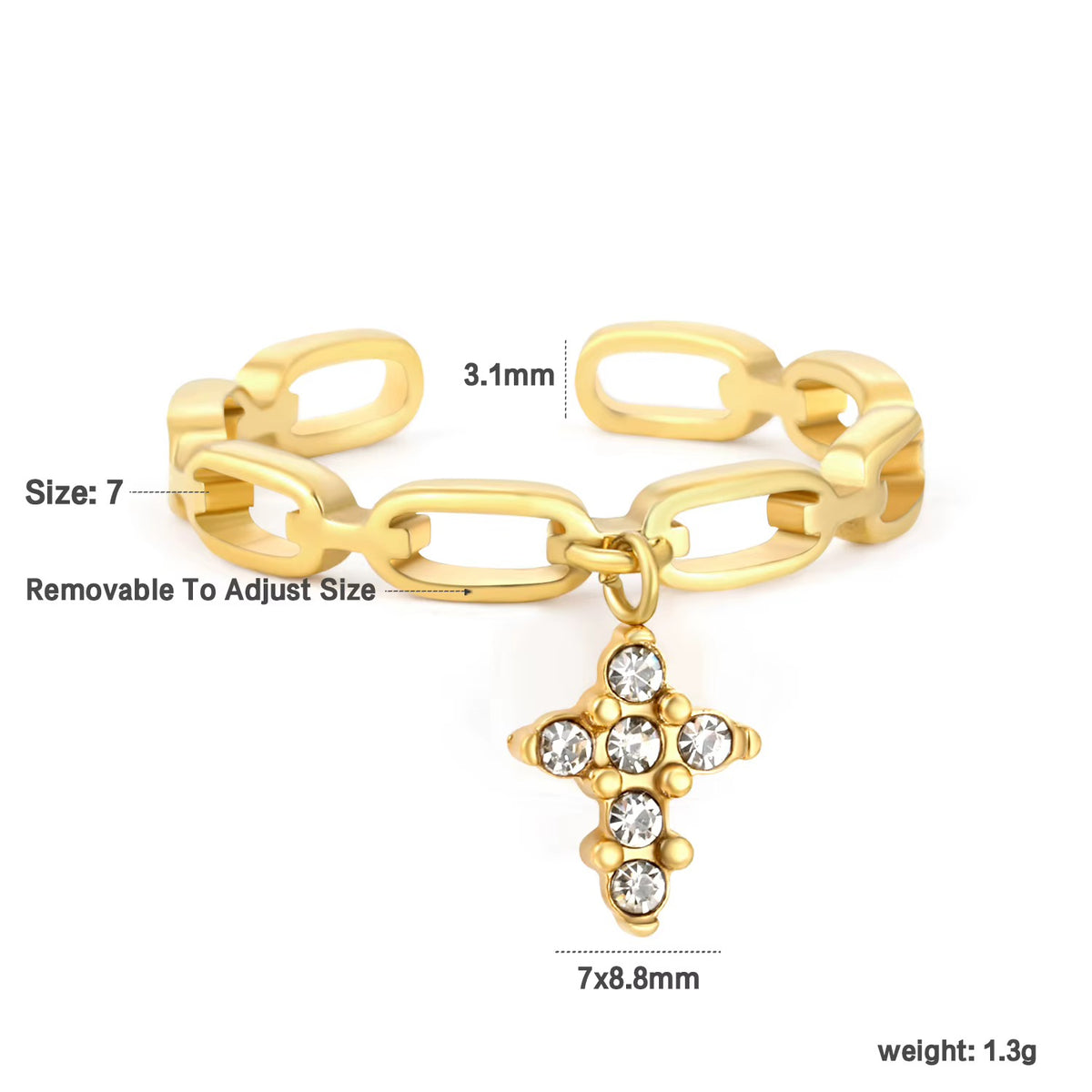 Inel Golden Cross