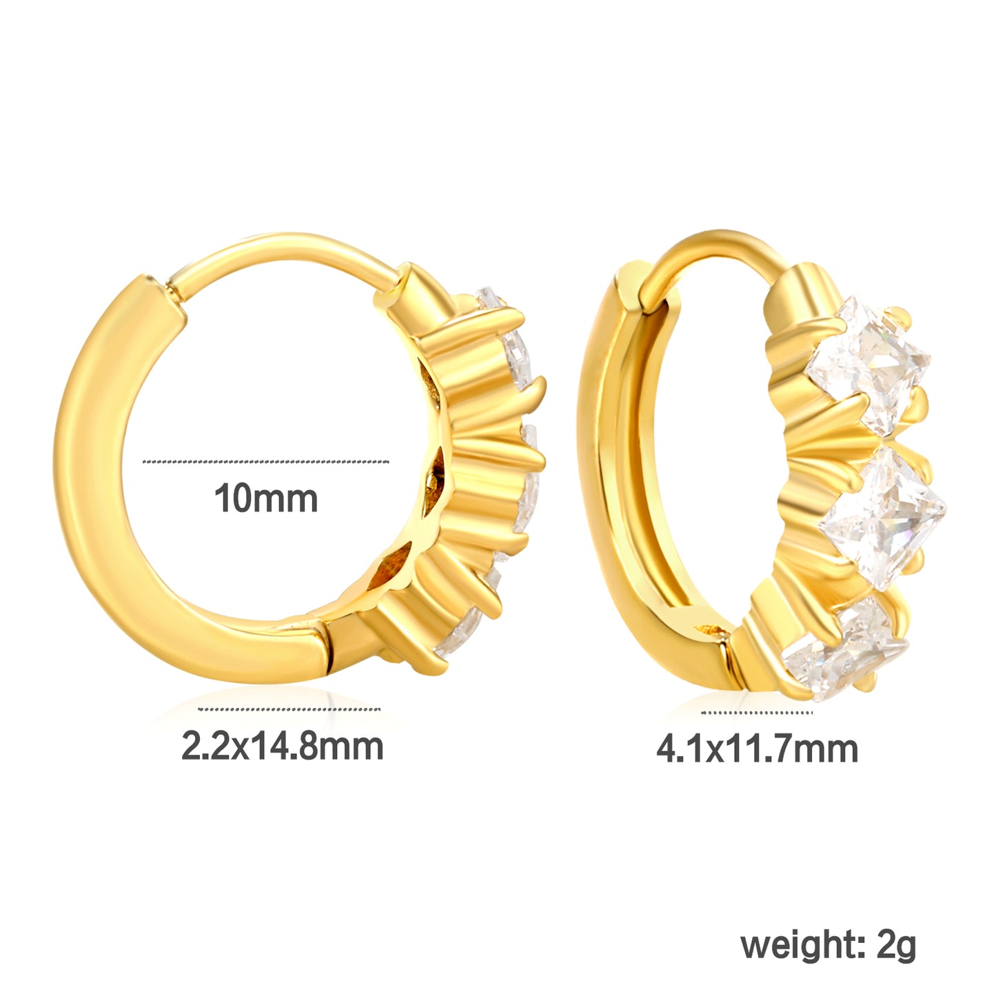 Cercei Crystal Hoop